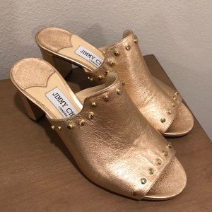 Jimmy Choo Myla 65 Leather Mule